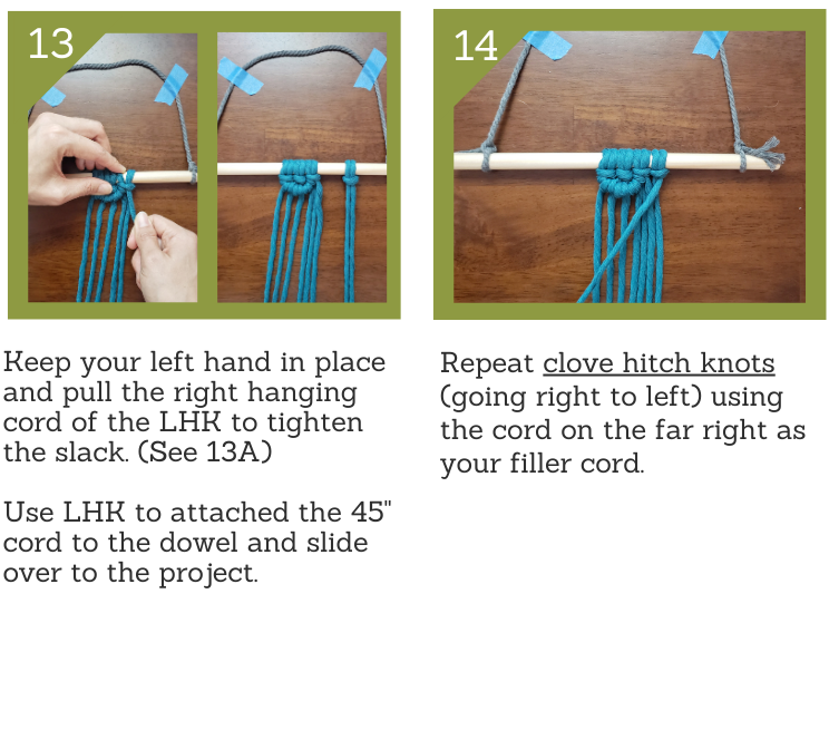 Semi Circle Macrame_step13and14