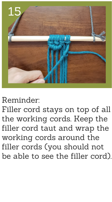 Semi Circle Macrame step15