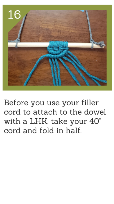 Semi Circle Macrame step16