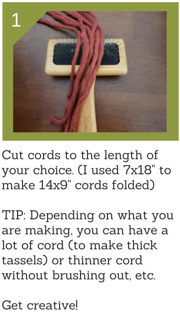 Tassels Step1