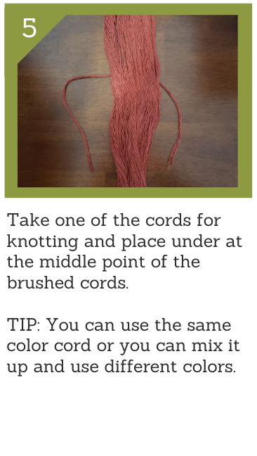 Tassels Step5