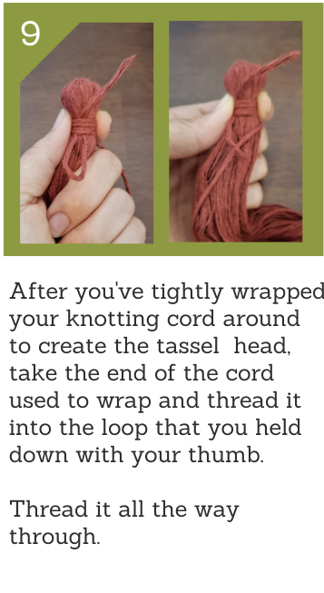 Tassels Step9