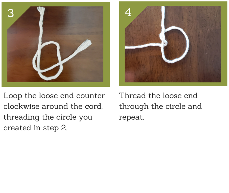 Barrel Knots - Step 3_4